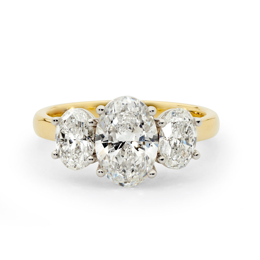 'Isadora' Trilogy Diamond Engagement Ring