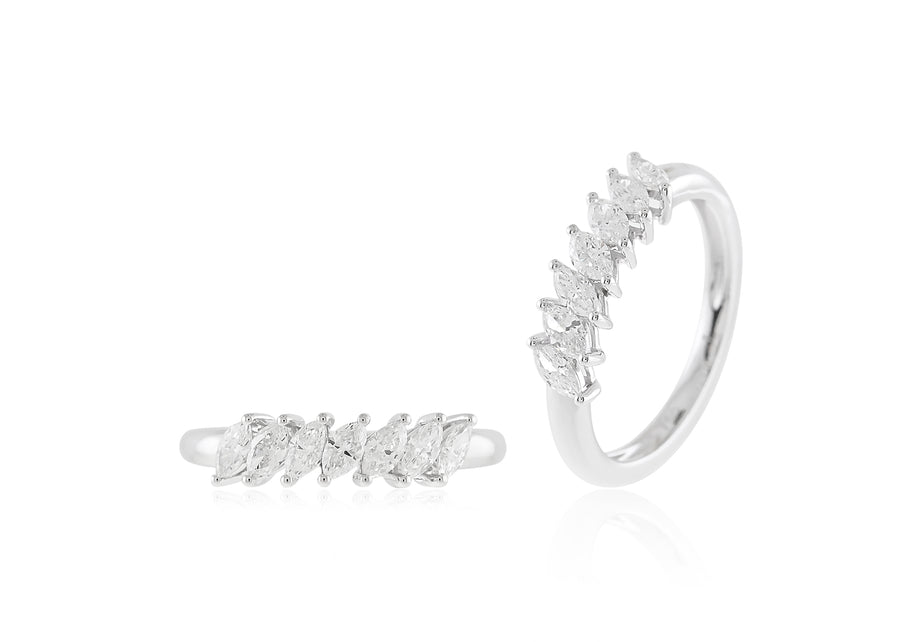 'Royal' Marquise Cut Diamond Ring