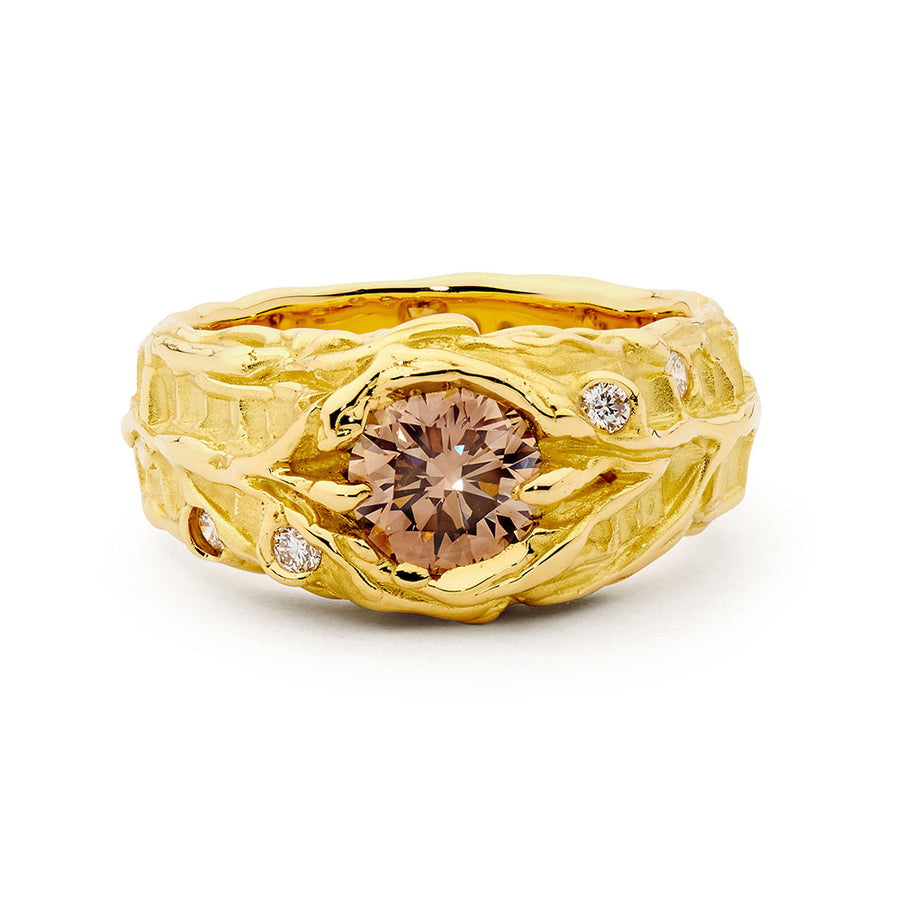 'Desert Dreaming' Champagne Diamond Men's Ring