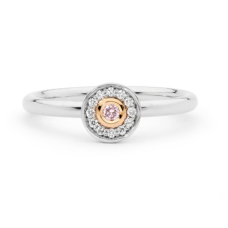 'Rosefire' Argyle Pink Diamond 18ct Gold Ring