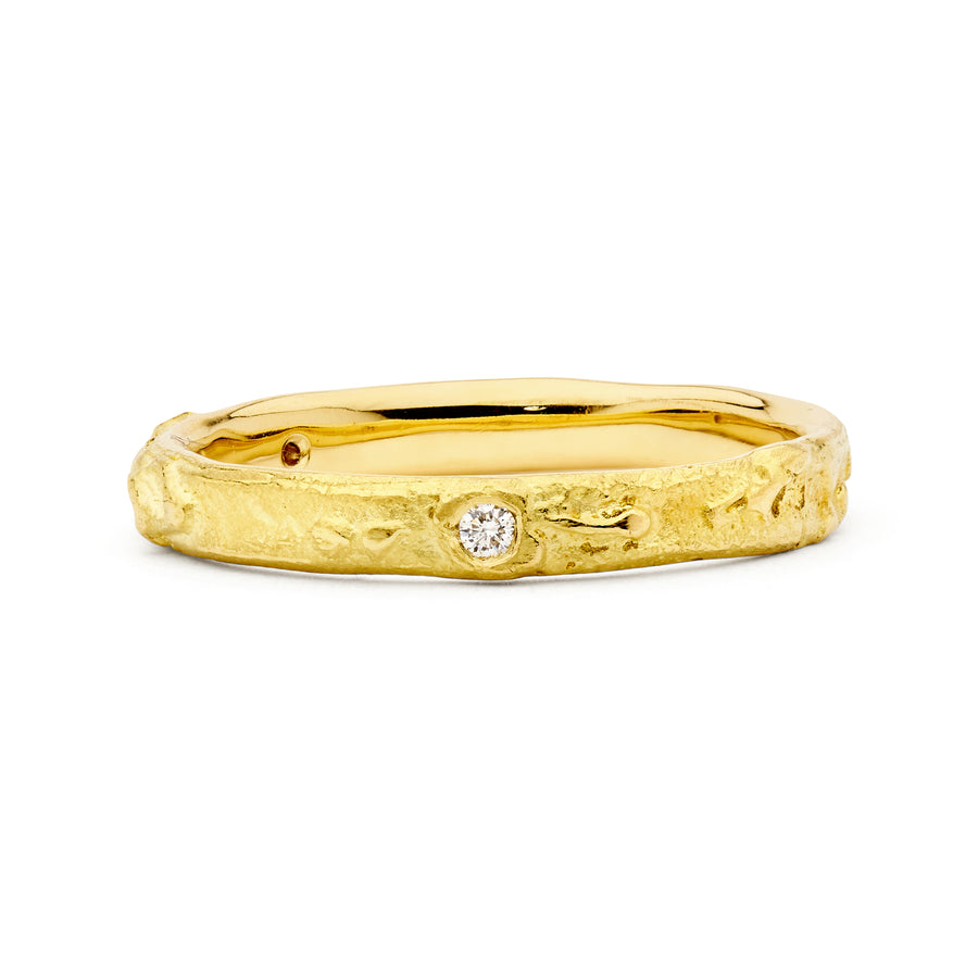 'Meridian' 18ct Yellow Gold & Diamond Ring
