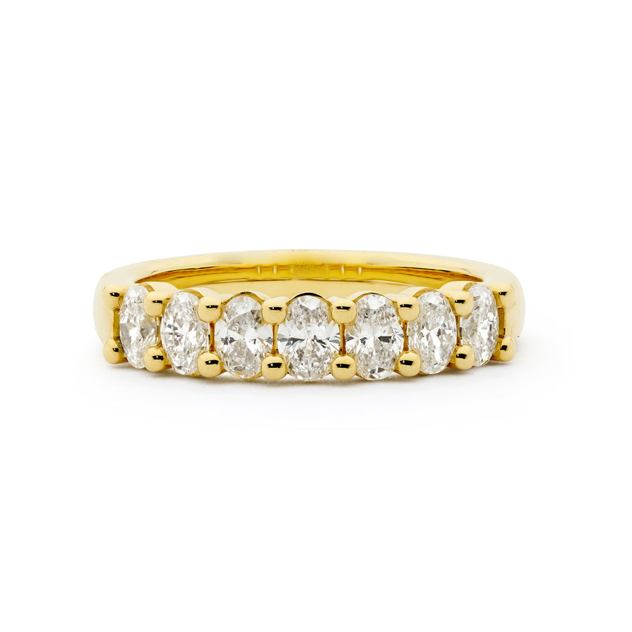 'Contessa' 1.01ct Oval Cut Diamond Band