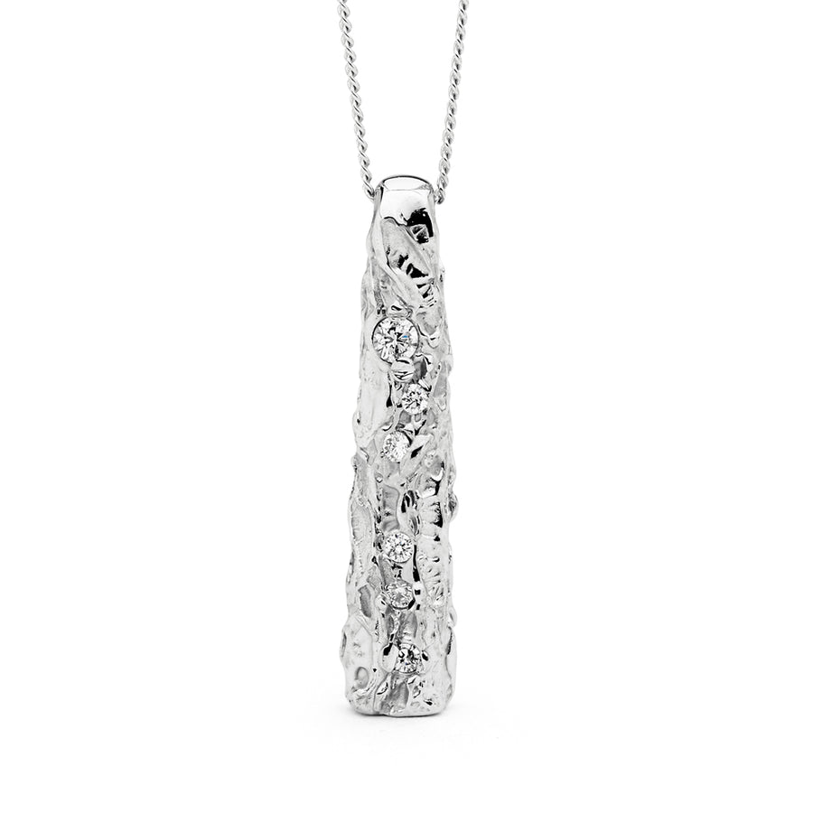 'Enchanted' 18ct White Gold Diamond Pendant
