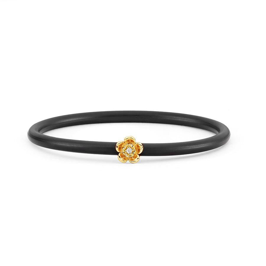 'Geraldton Wax' Diamond Neoprene Bangle