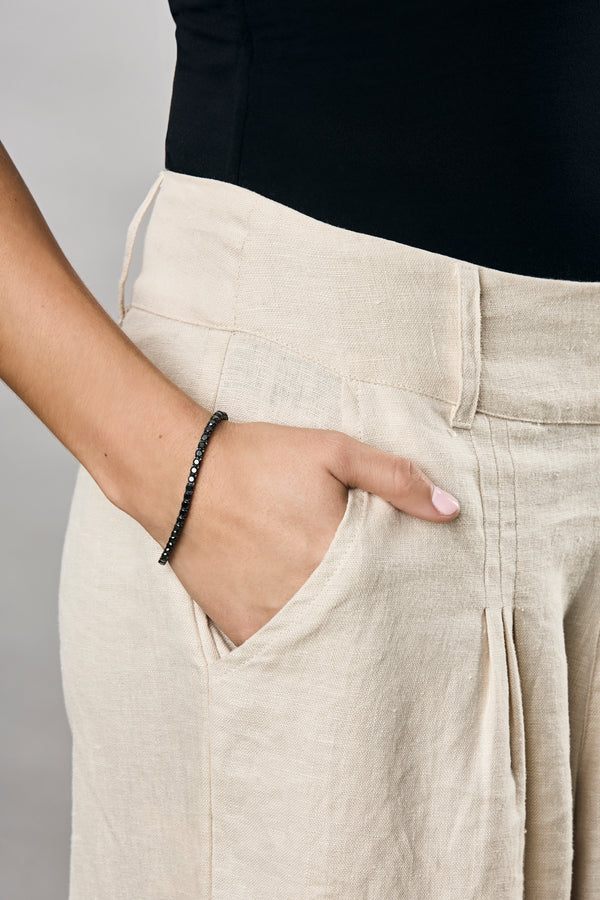 9.00ct Black Diamond Tennis Bracelet