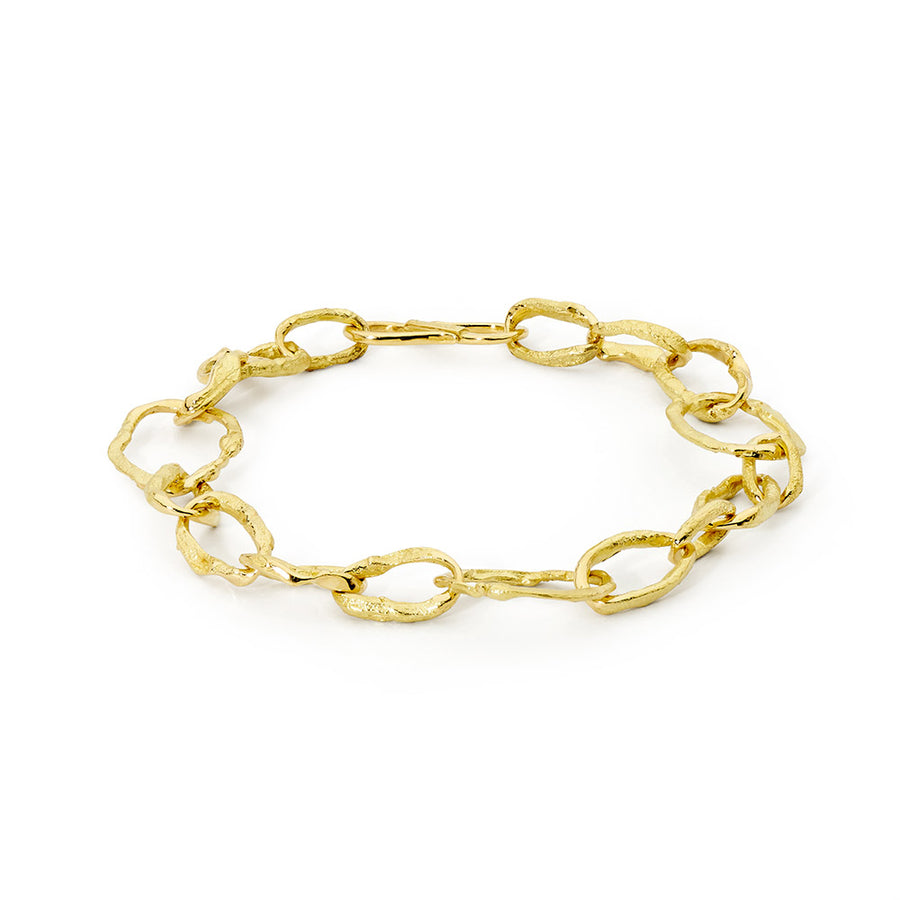 'COAST' 18CT YELLOW GOLD CHAIN LINK BRACELET