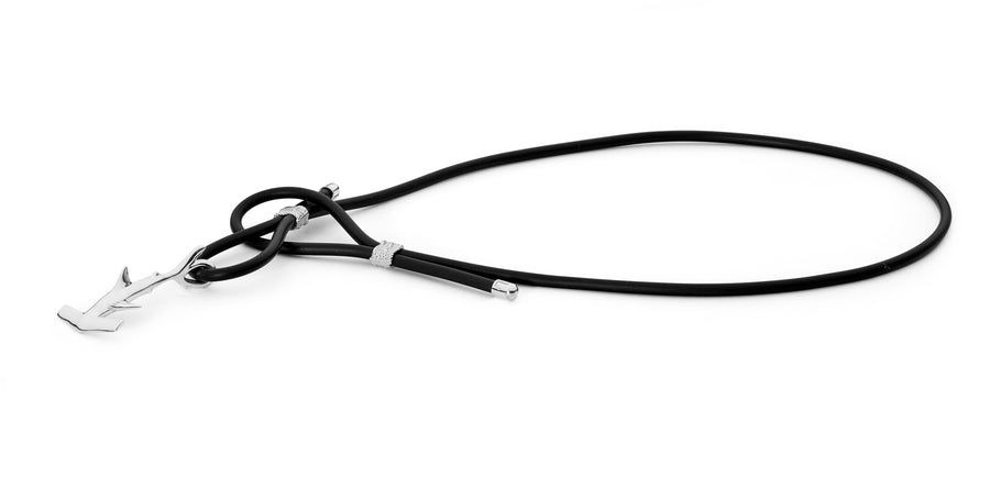 'Hammerhead' Sterling Silver Neoprene Bracelet