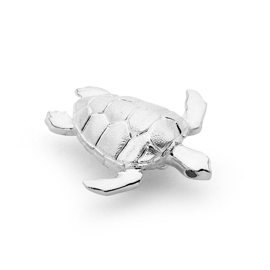 'Loggerhead Turtle' Sterling Silver Pin