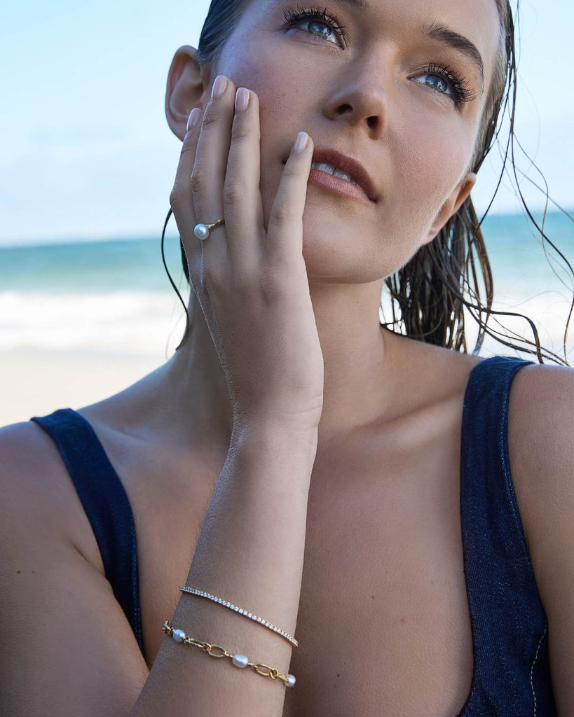 'Ebbs and Flows' South Sea Pearl Bracelet