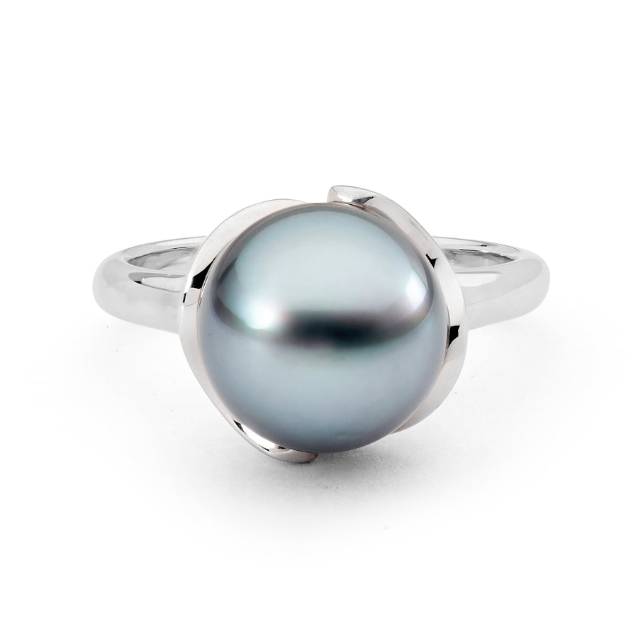'Tahitian Dream' 18ct White Gold Tahitian Pearl Ring