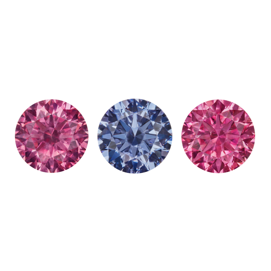 Matching Set of Argyle Pink Diamonds from 'The Beyond Rare Tender: Art Series 02'