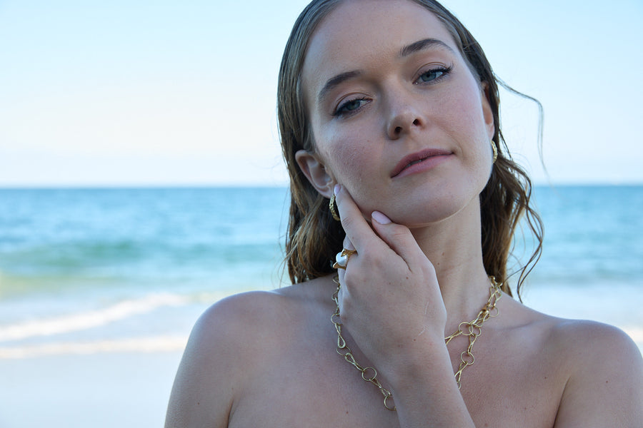 'Elysian' Bridal Link 18ct Gold Chain Necklace