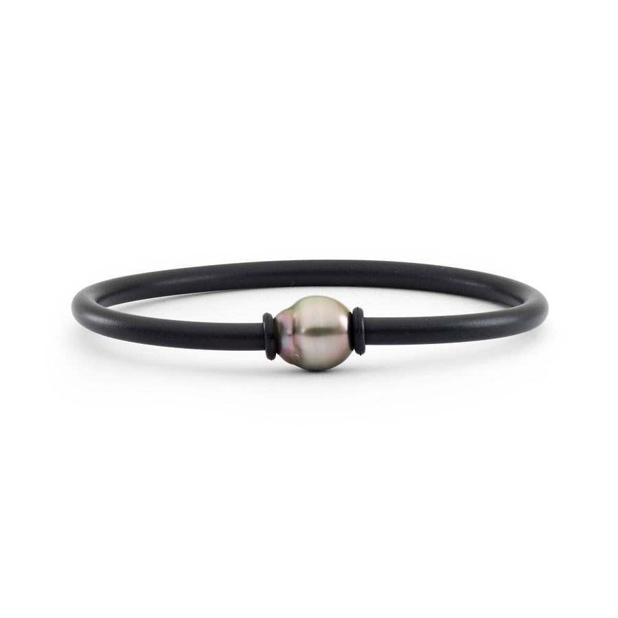 'Tundra' Tahitian Pearl Neoprene Bangle