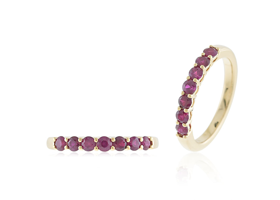 'Ruby' Yellow Gold Ring
