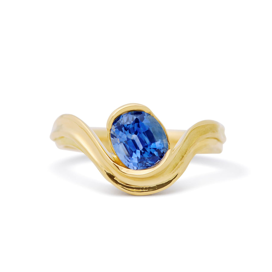 'Azure' Wave Ring