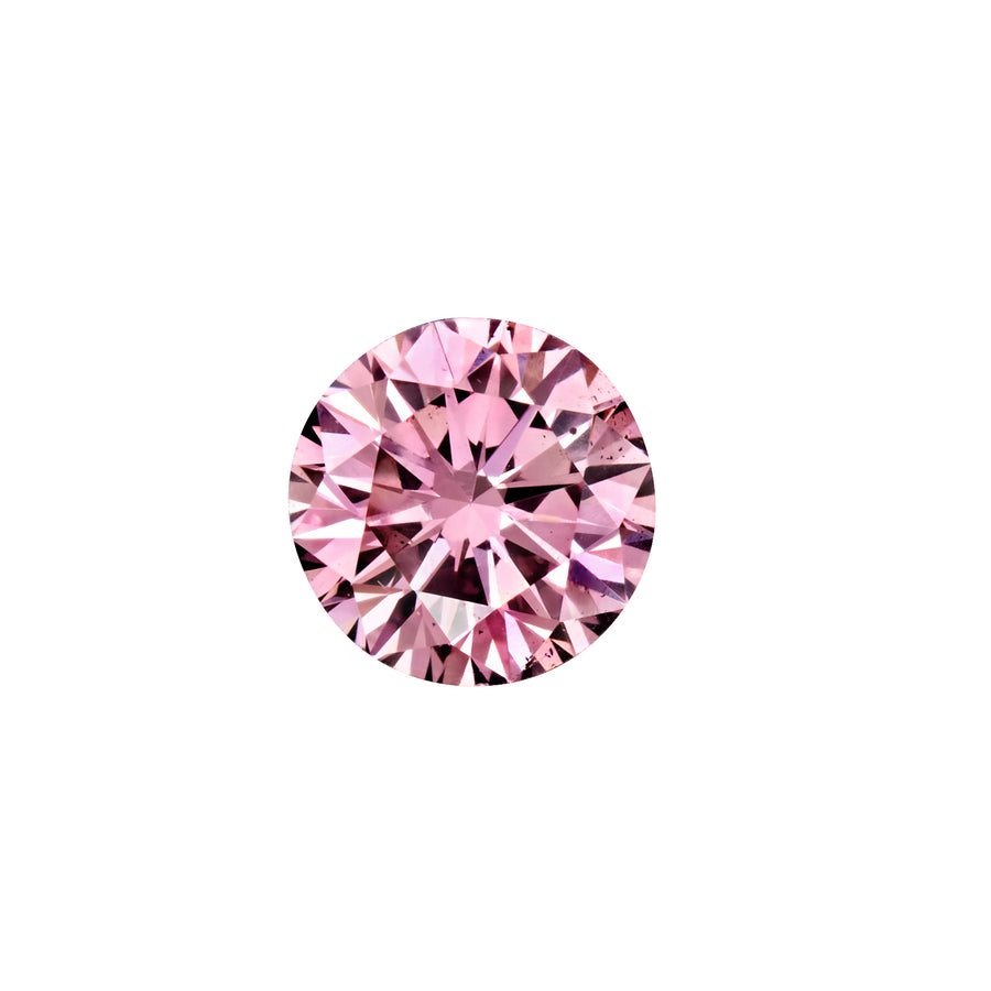 0.19ct Round Shaped Argyle Pink Diamond