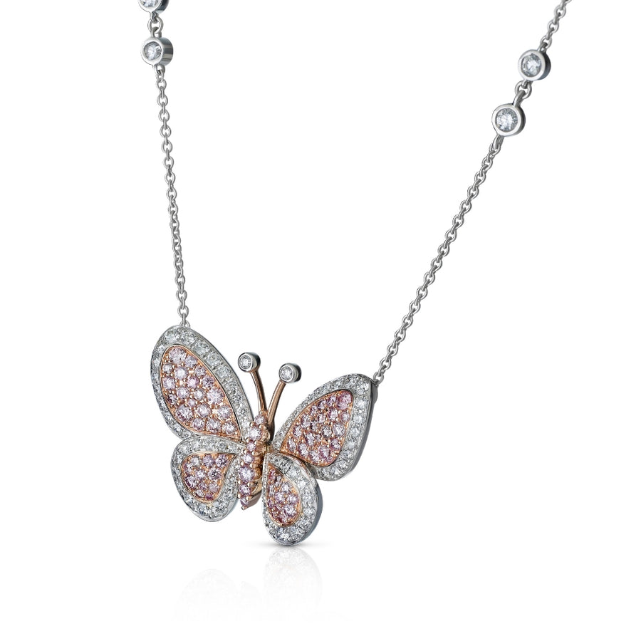 ARGYLE PINK™ BUTTERFLY PENDANT - LIMITED EDITION