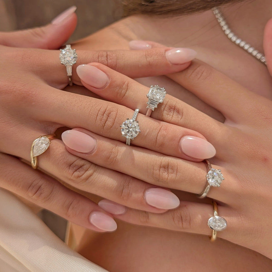 'Guiding Light' Diamond Engagement Ring