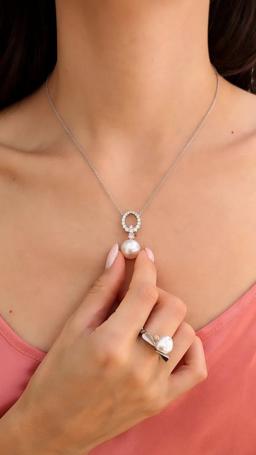 Family Heirloom Argyle Pink Diamond Pendant