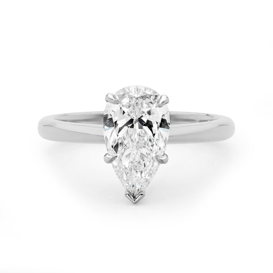 Classic Pear Diamond Engagement ring