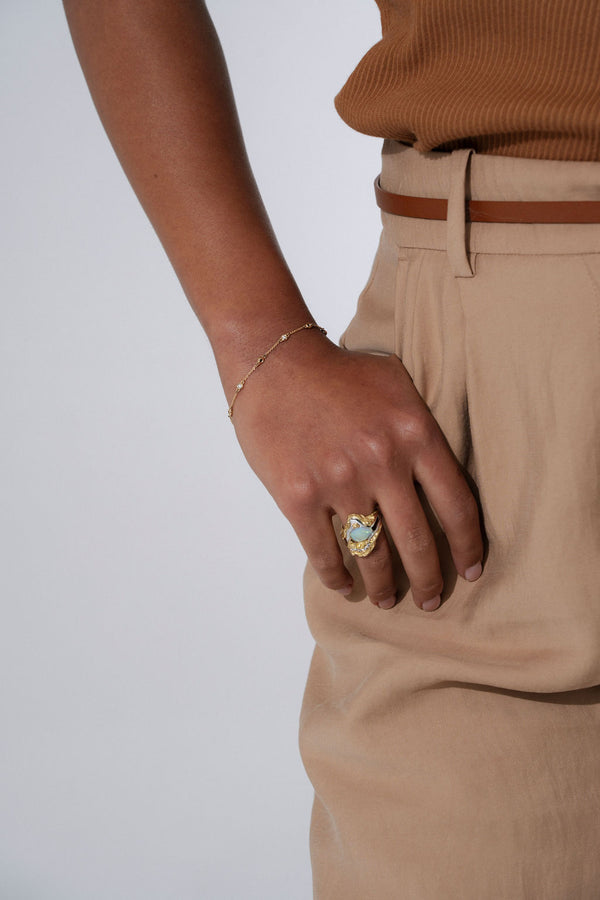 'Wanderlust' Opal & Diamond Ring