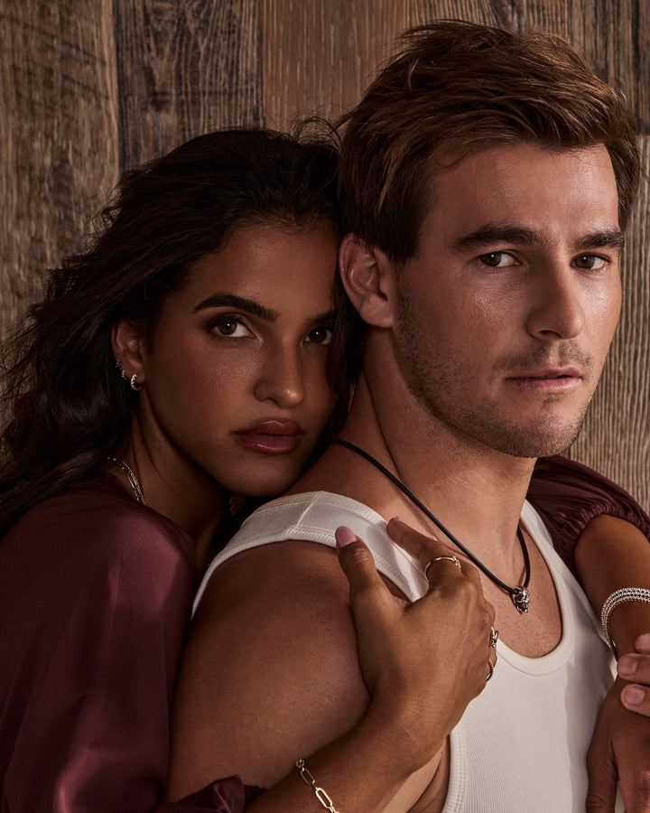 Trefoil diamond earrings