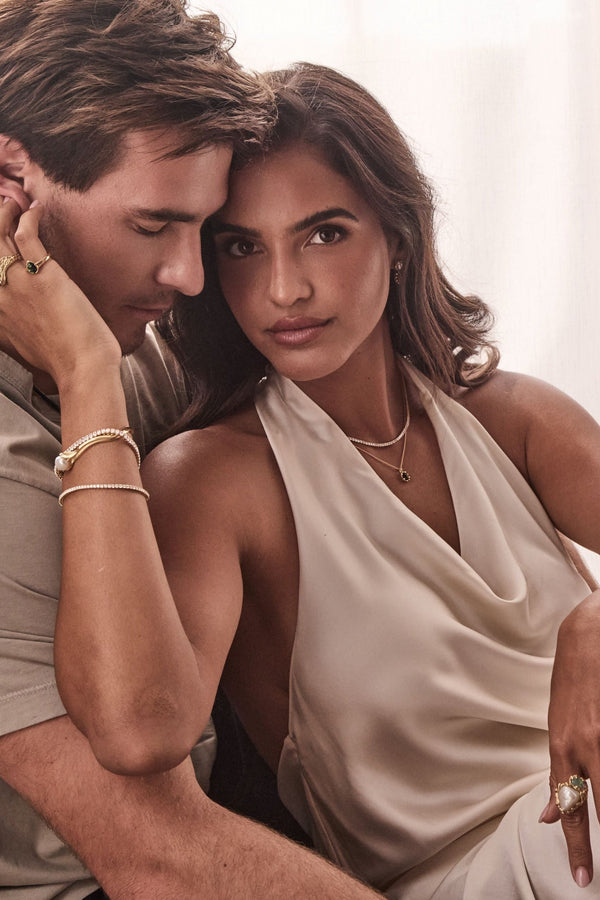 'Ellory' Opal & Australian South Sea Pearl Ring