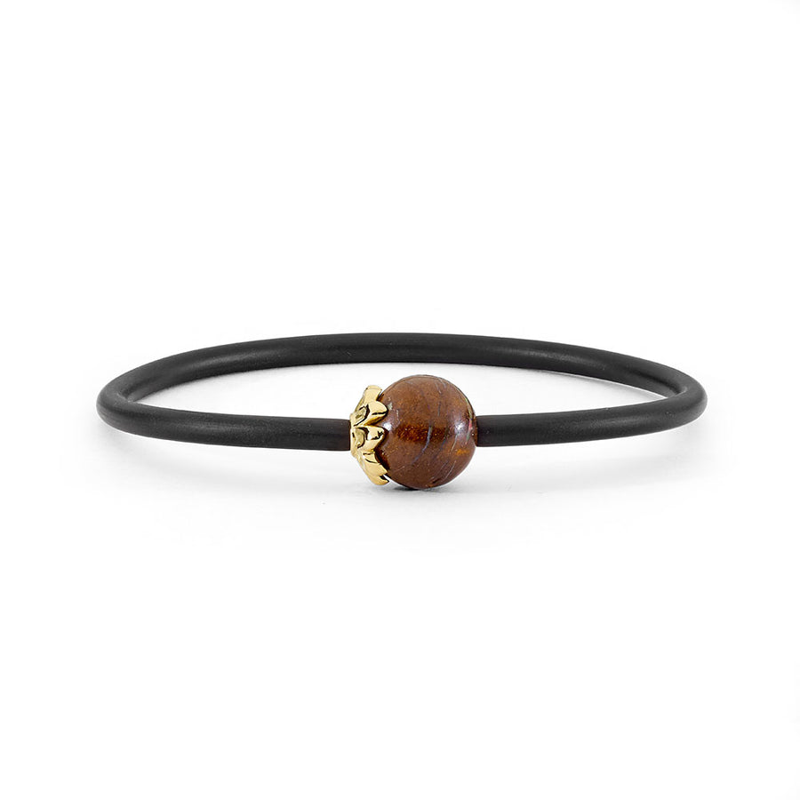 'Desert Dream' Boulder Opal 18ct Gold Neoprene Bangle