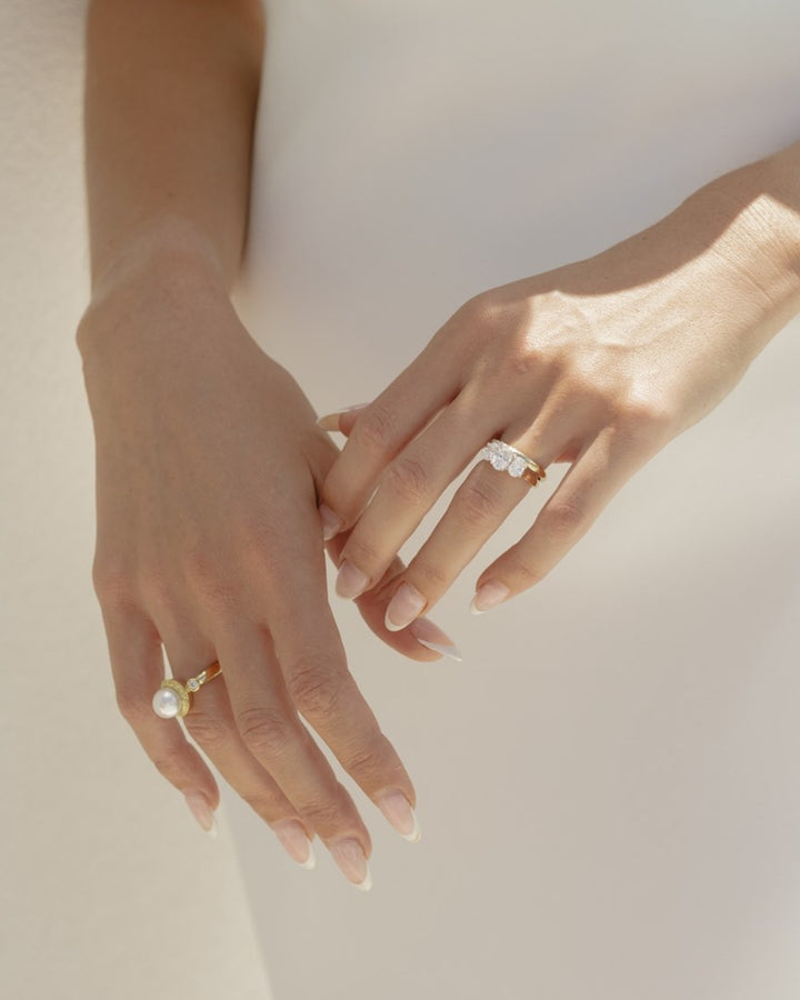 'Isadora' Trilogy Diamond Engagement Ring