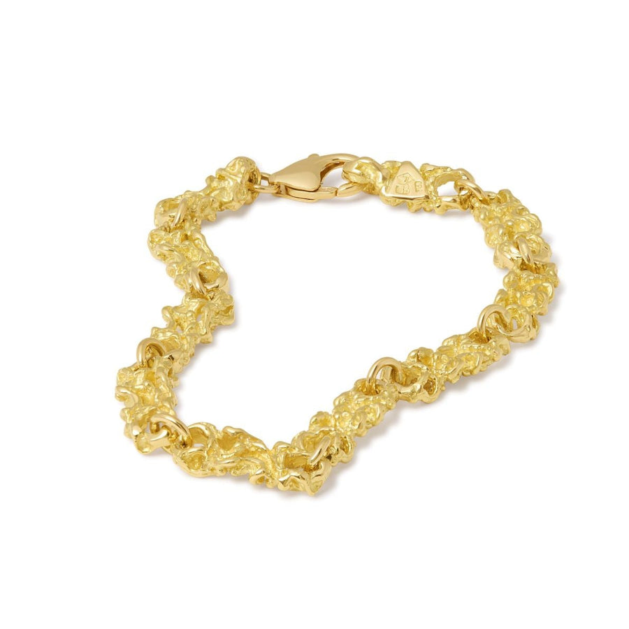Organic 18ct Yellow Gold Bracelet