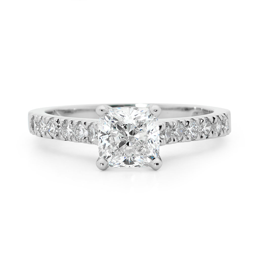 Cushion cut diamond ring – Linneys Jewellery