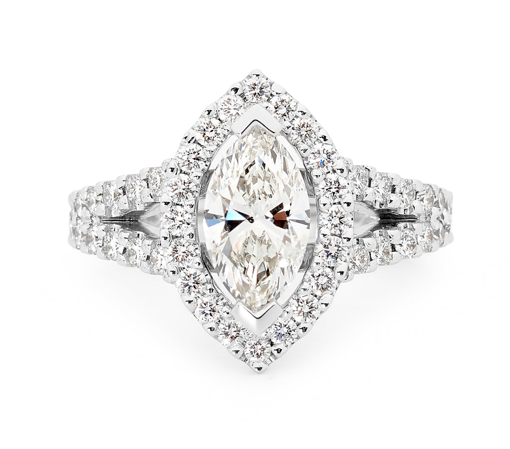 Harriet' Marquise Diamond Ring – Linneys Jewellery