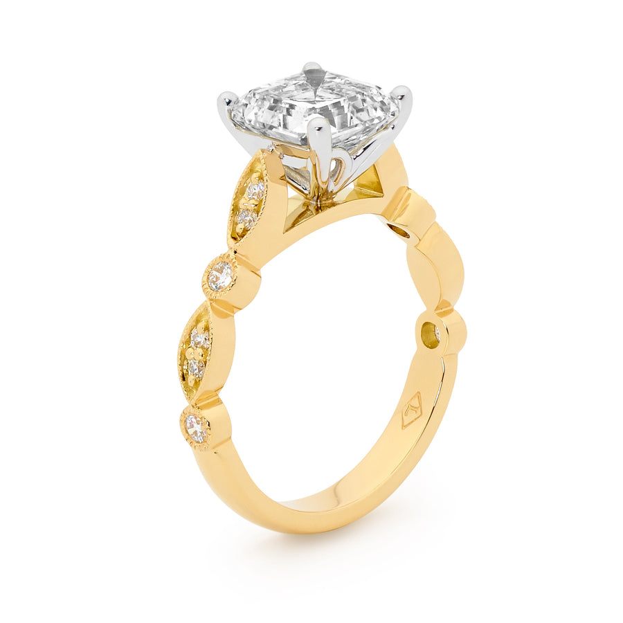 Asscher Cut Vintage Elegance jewellery stores perth perth jewellery stores australian jewellery designers online jewellery shop perth jewellery shop jewellery shops perth perth jewellers jewellery perth jewellers in perth diamond jewellers perth bridal jewellery australia pearl jewellery australian pearls diamonds and pearls perth engagement rings for women custom engagement rings perth custom made engagement rings perth diamond engagement rings