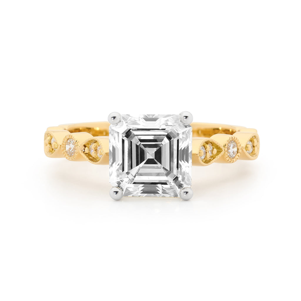 Asscher Cut Vintage Elegance – Linneys Jewellery