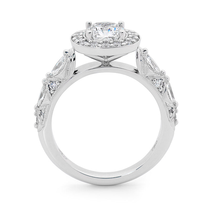 Cushion Cut Engagement Ringonline jewellery shop perth jewellery stores jewellery stores perth australian jewellery designers designer engagement rings engagement rings perth bridal jewellery australia diamond jewellers perth bridal jewellery australia pearl jewellery australian pearls diamonds and pearls perth engagement rings for women custom engagement rings perth custom made engagement rings perth