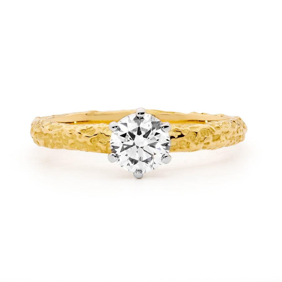 'Grace' 18ct Yellow Gold Solitaire Engagement Ring