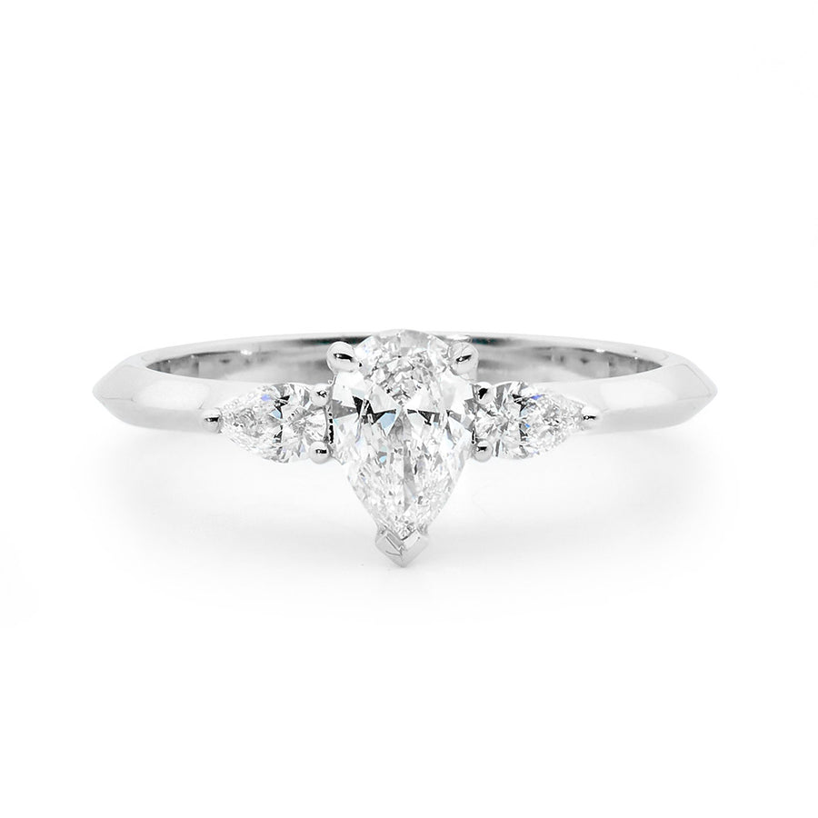 Triple Pear Cut Diamond Ring jewellery stores perth perth jewellery stores australian jewellery designers online jewellery shop perth jewellery shop jewellery shops perth perth jewellers jewellery perth jewellers in perth diamond jewellers perth bridal jewellery australia pearl jewellery australian pearls diamonds and pearls perth engagement rings for women custom engagement rings perth custom made engagement rings perth