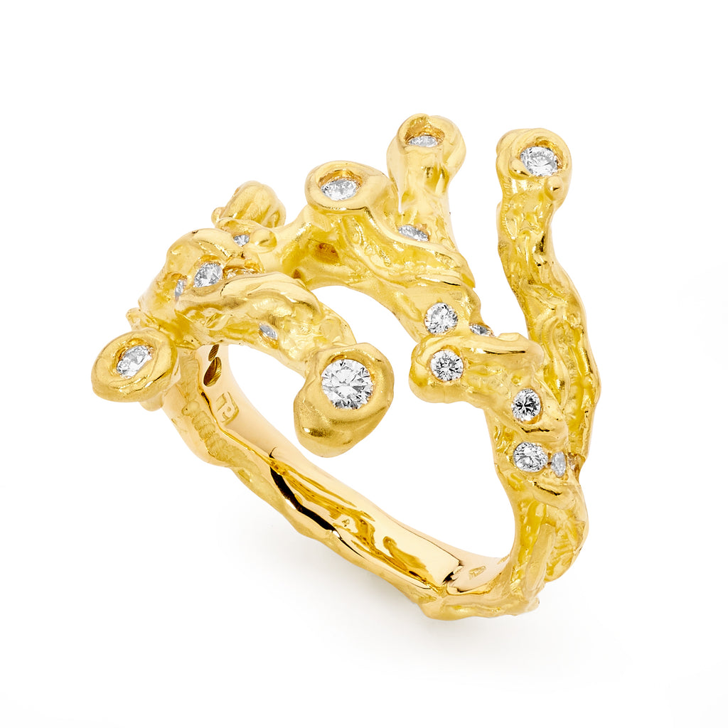 Coral Reef' Diamond Ring – Linneys Jewellery