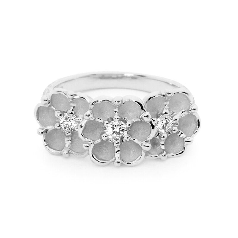 Silver Coastal Flower Rings Perth australia engagement rings perth perth engagement rings online jewellery shop australian jewellery designers online jewellery shop perth jewellery shop jewellery shops perth perth jewellers jewellery perth jewellers in perth diamond jewellers perth bridal jewellery australia pearl jewellery australian pearls diamonds and pearls perth engagement rings for women custom engagement rings perth custom made engagement rings perth