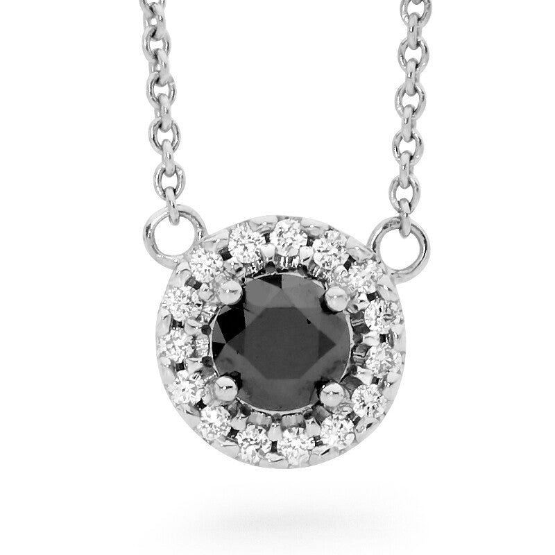 Linneys Signature Black Diamond Pendant online jewellery shop buy jewellery online jewellers in perth perth jewellery stores wedding jewellery australia diamonds for sale perth gold jewellery perth