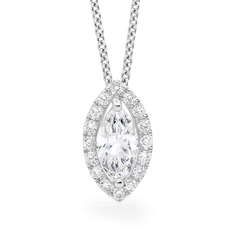 Marquise Diamond Necklace online jewellery shop buy jewellery online jewellers in perth perth jewellery stores wedding jewellery australia diamonds for sale perth