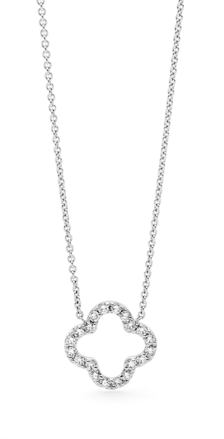 Diamond Clover Necklet