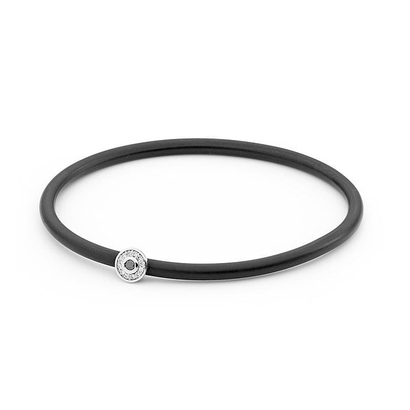 Halo Diamond Neoprene Bangle online jewellery shop buy jewellery online jewellers in perth perth jewellery stores wedding jewellery australia diamonds perth