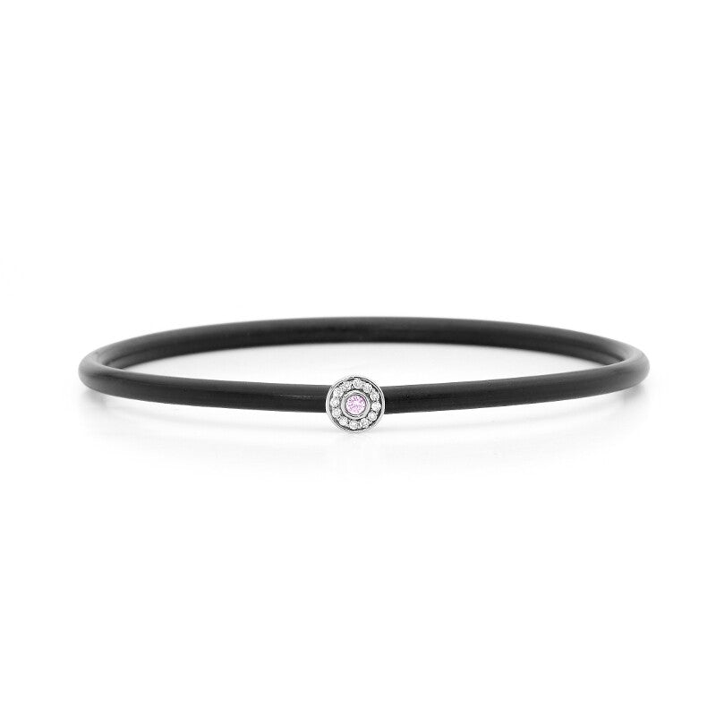 Halo Diamond Neoprene Bangle online jewellery shop buy jewellery online jewellers in perth perth jewellery stores wedding jewellery australia diamonds perth