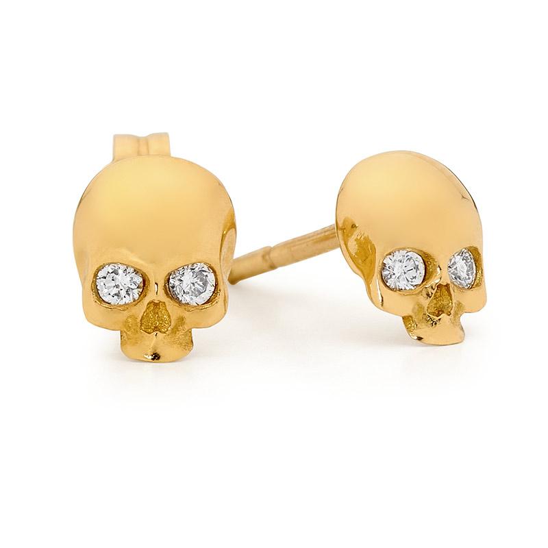Skull Diamond Earrings Perth online jewellery shop perth jewellery stores jewellery stores perth australian jewellery designers bridal jewellery australia