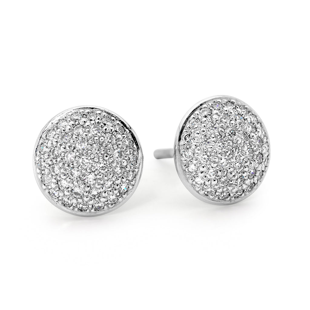 Round store earrings online