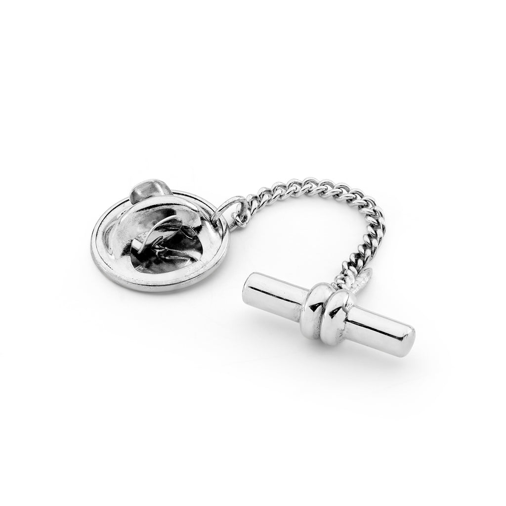Silver Bar and Chain Lapel Pin – Linneys Jewellery