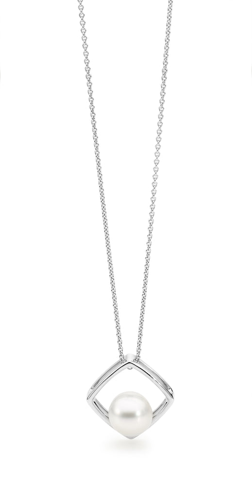 Frame Pearl Pendant perth jewellery stores jewellery stores perth australian jewellery designers bridal jewellery australia diamonds perth