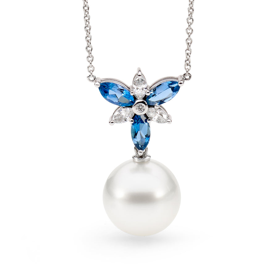 Aquamarine, Diamond South Sea Pearl Necklace jewellery stores perth perth jewellery stores australian jewellery designers online jewellery shop perth jewellery shop jewellery shops perth perth jewellers jewellery perth jewellers in perth diamond jewellers perth bridal jewellery australia pearl jewellery australian pearls diamonds and pearls perth