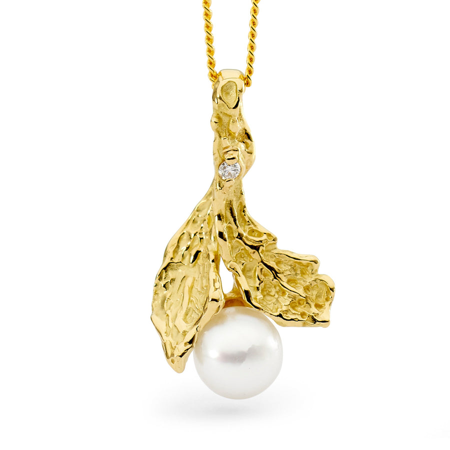 'Oceania' South Sea Pearl & Diamond Pendant